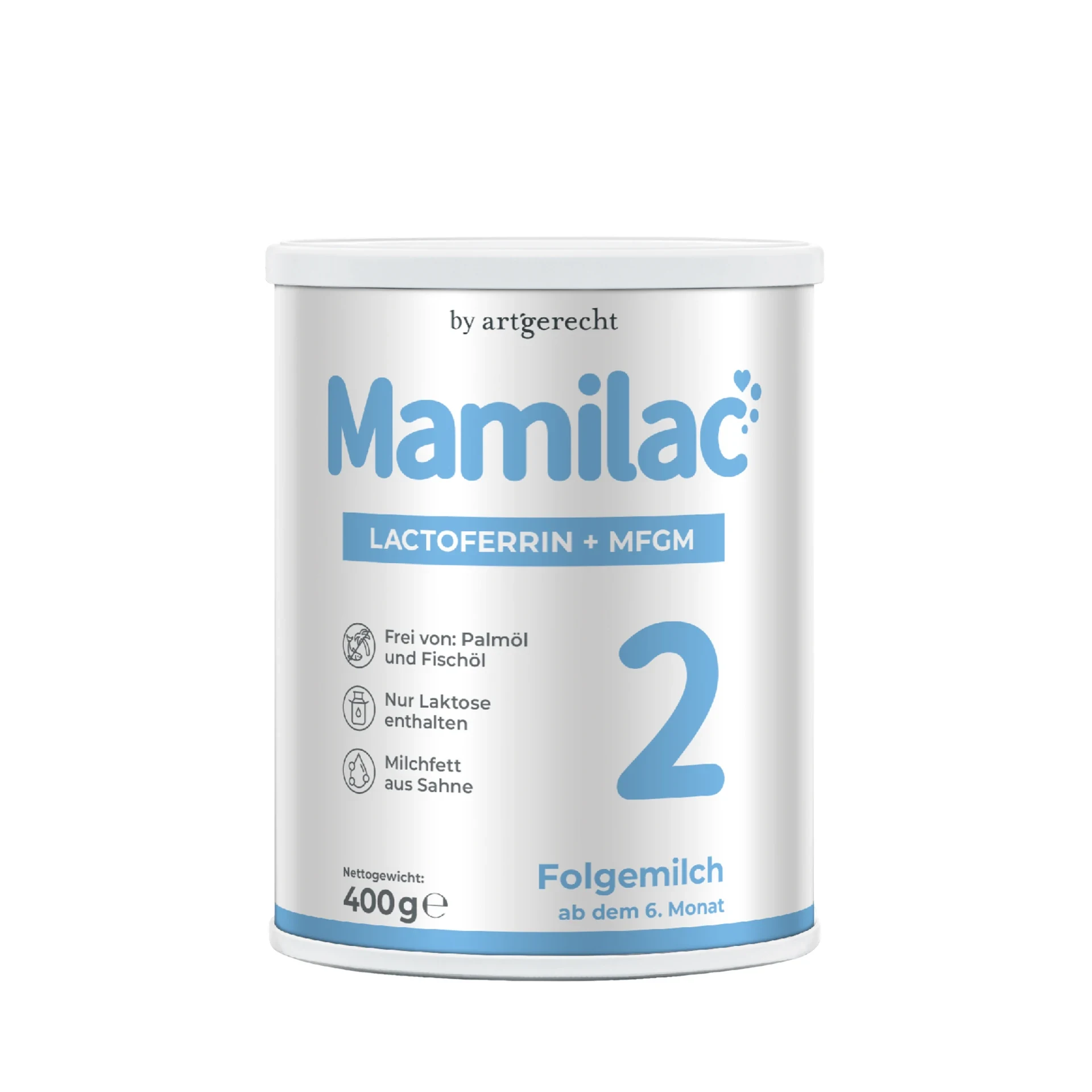 Mamilac 2 Folgemilch von artgerecht, 400 g, ab dem 6. Monat