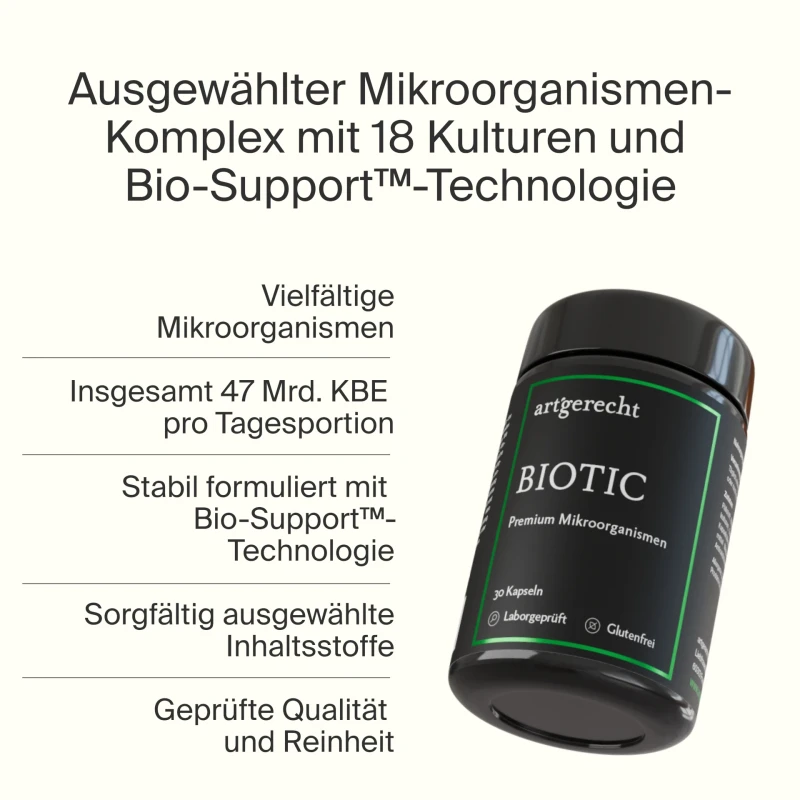 Biotic Premium Mikroorganismen mit 18 Kulturen