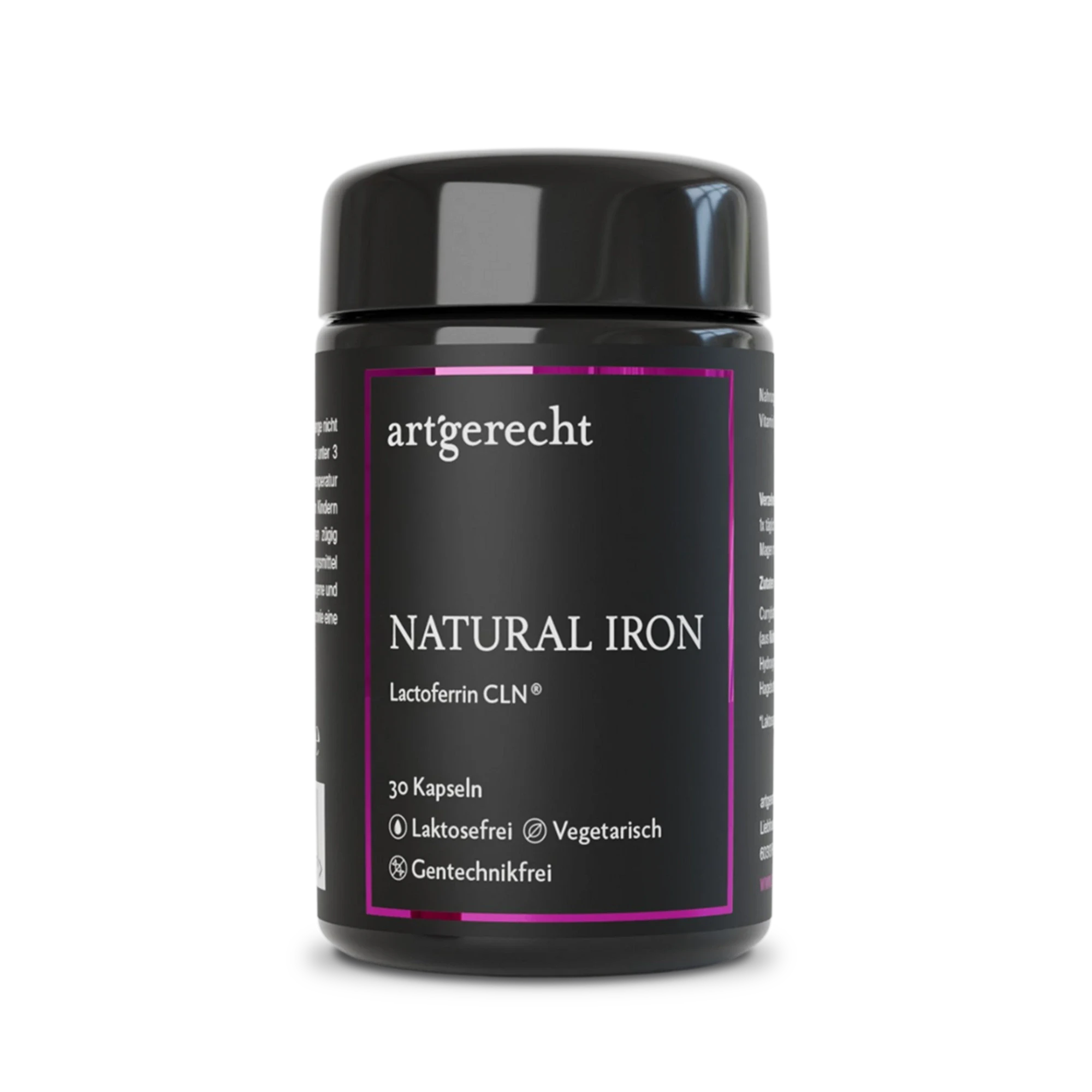 artgerecht Natural Iron CLN® Dose mit 30 Kapseln