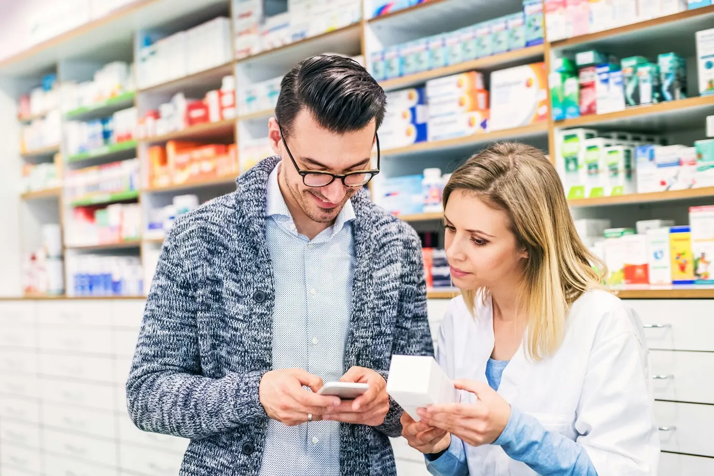 Innenraum der Pharmacie Raphael